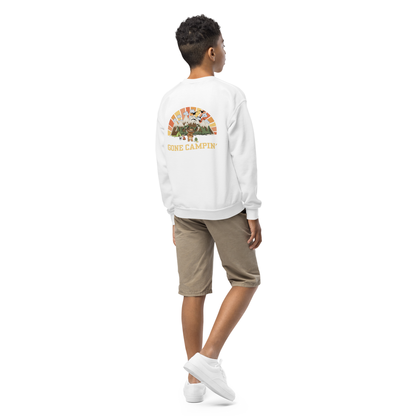 CYD Gone Campin' - Youth Crewneck Sweatshirt