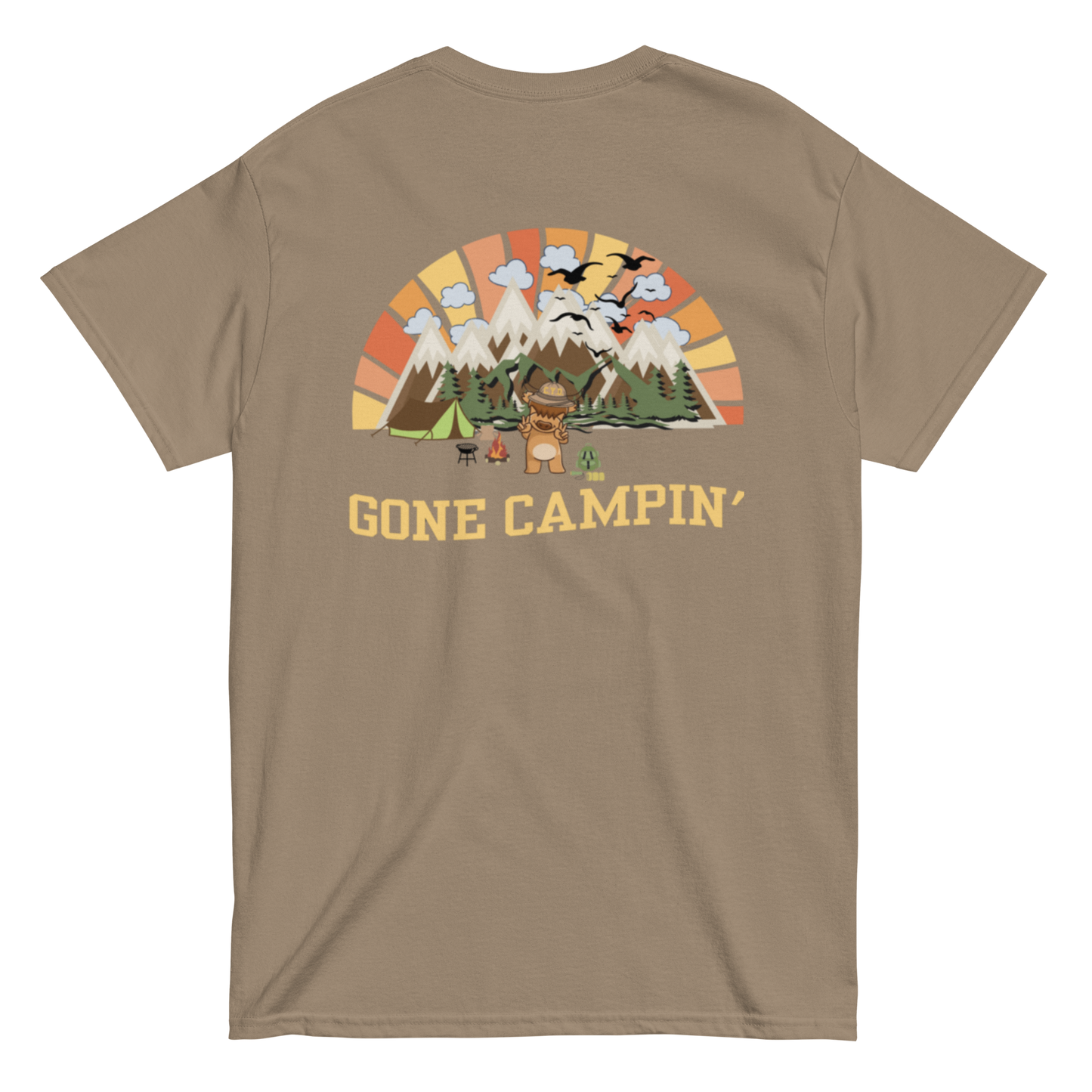 Cow You Doin' / Gone Campin' - Adults T Shirt
