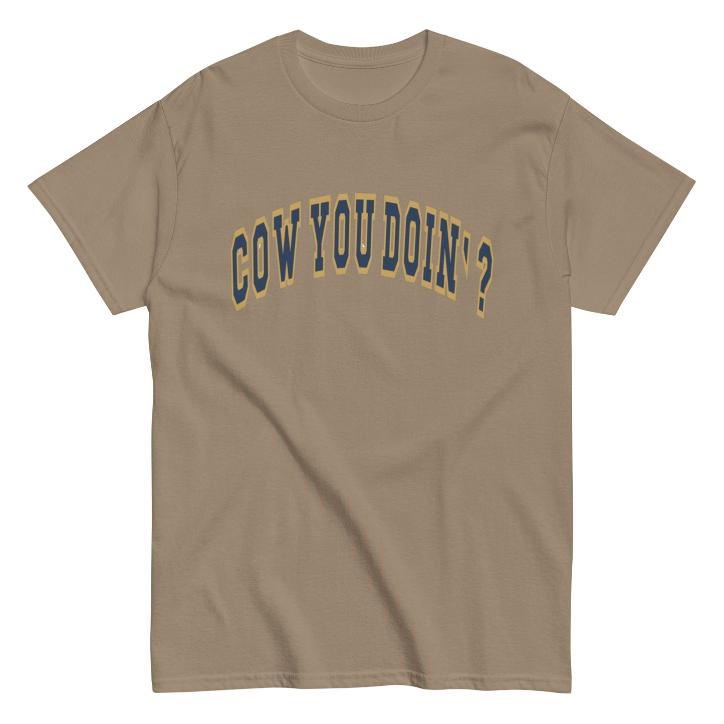 Cow You Doin' / Gone Campin' - Adults T Shirt