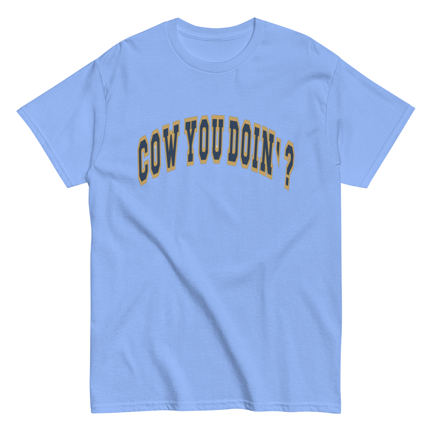 Cow You Doin' / Gone Campin' - Adults T Shirt