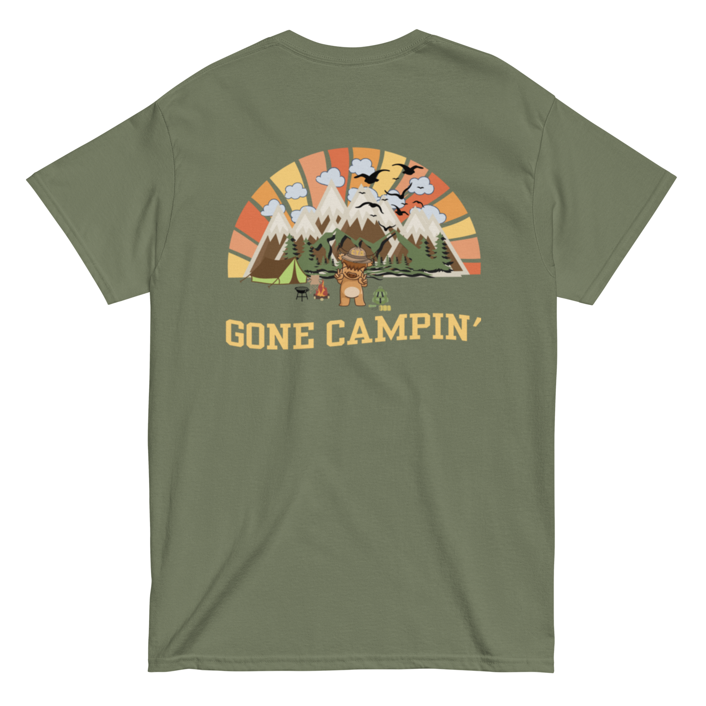Cow You Doin' / Gone Campin' - Adults T Shirt