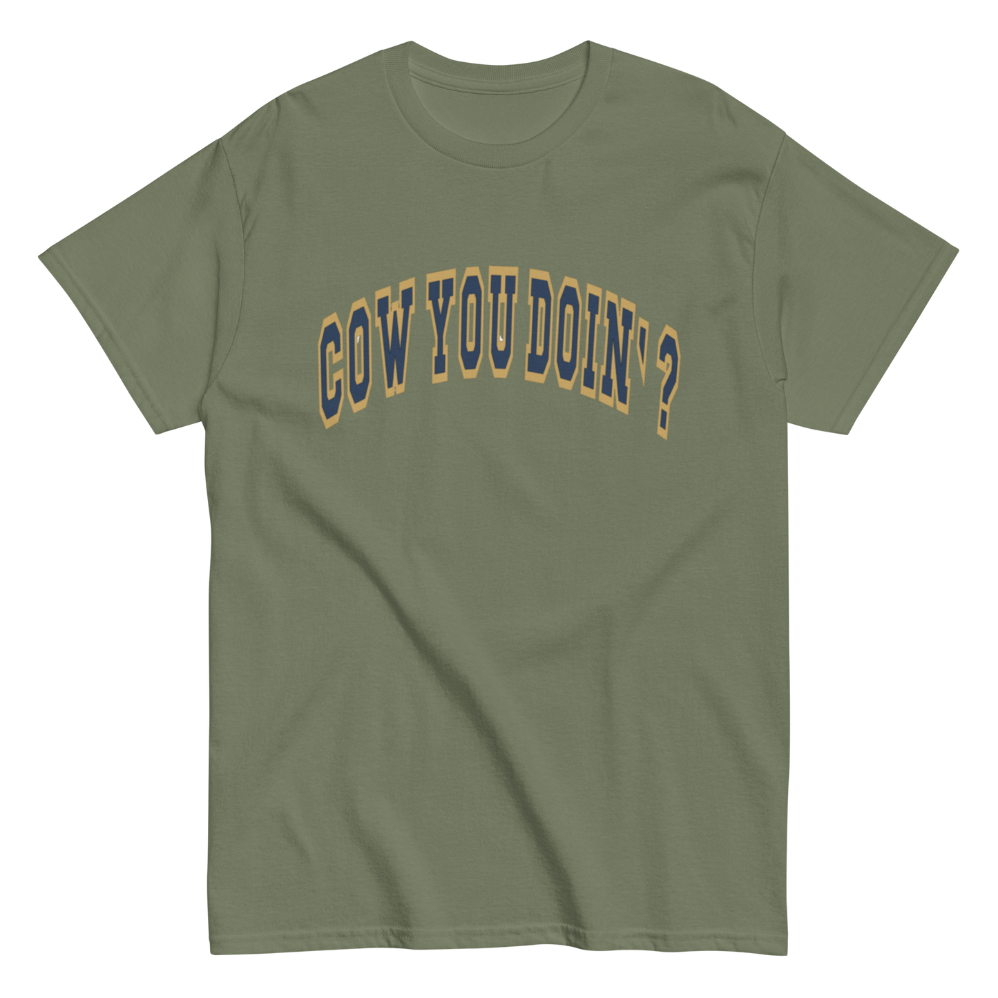 Cow You Doin' / Gone Campin' - Adults T Shirt