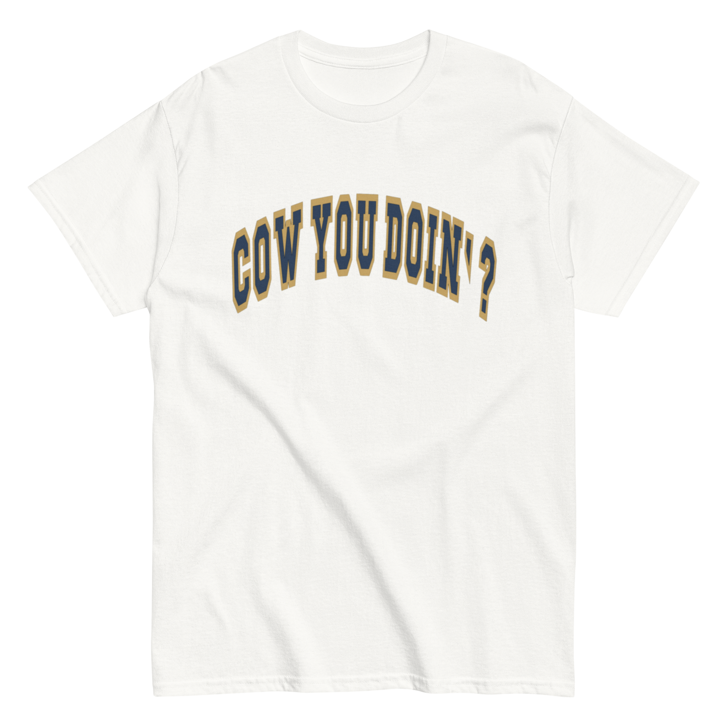 Cow You Doin' / Gone Campin' - Adults T Shirt